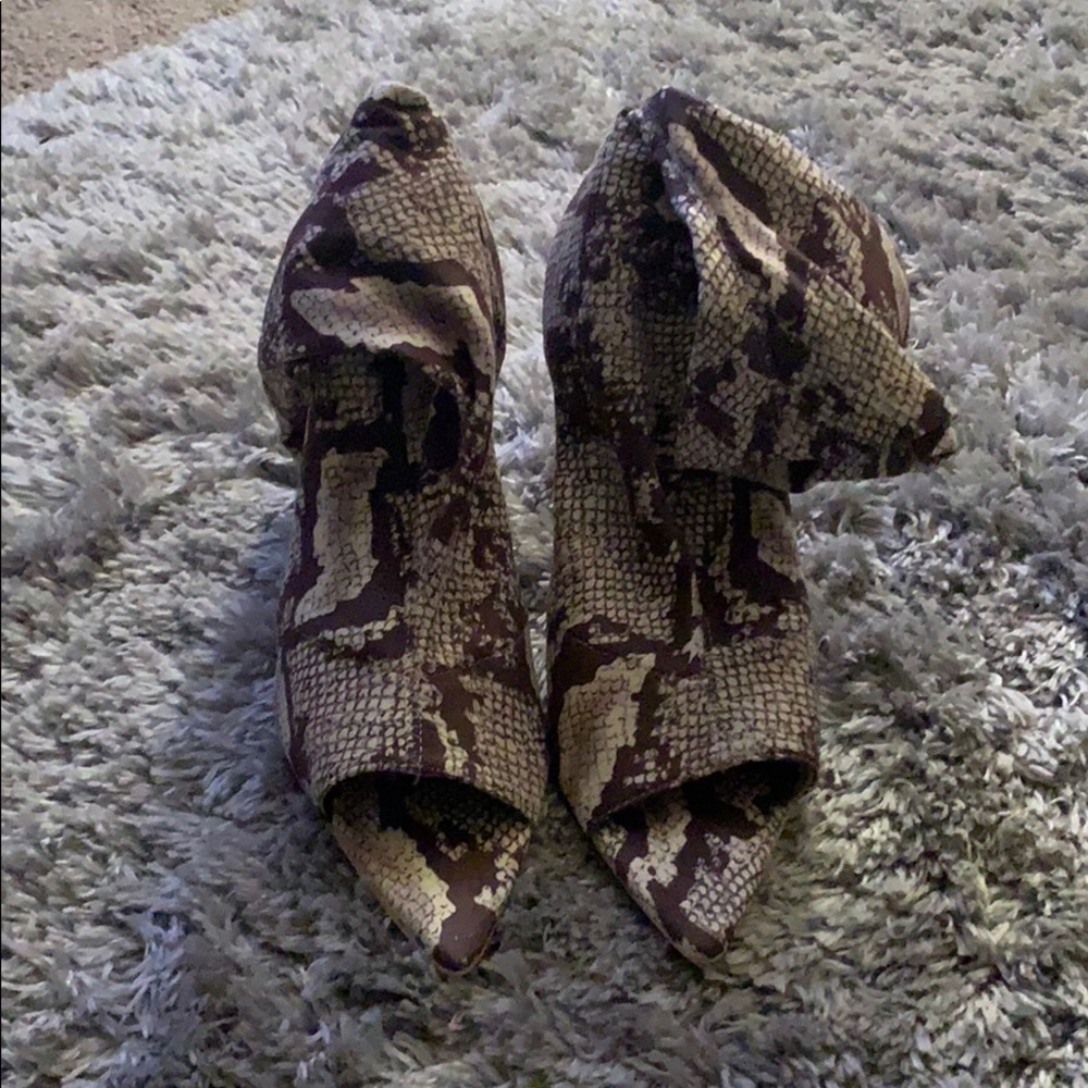Snake Skin Heels